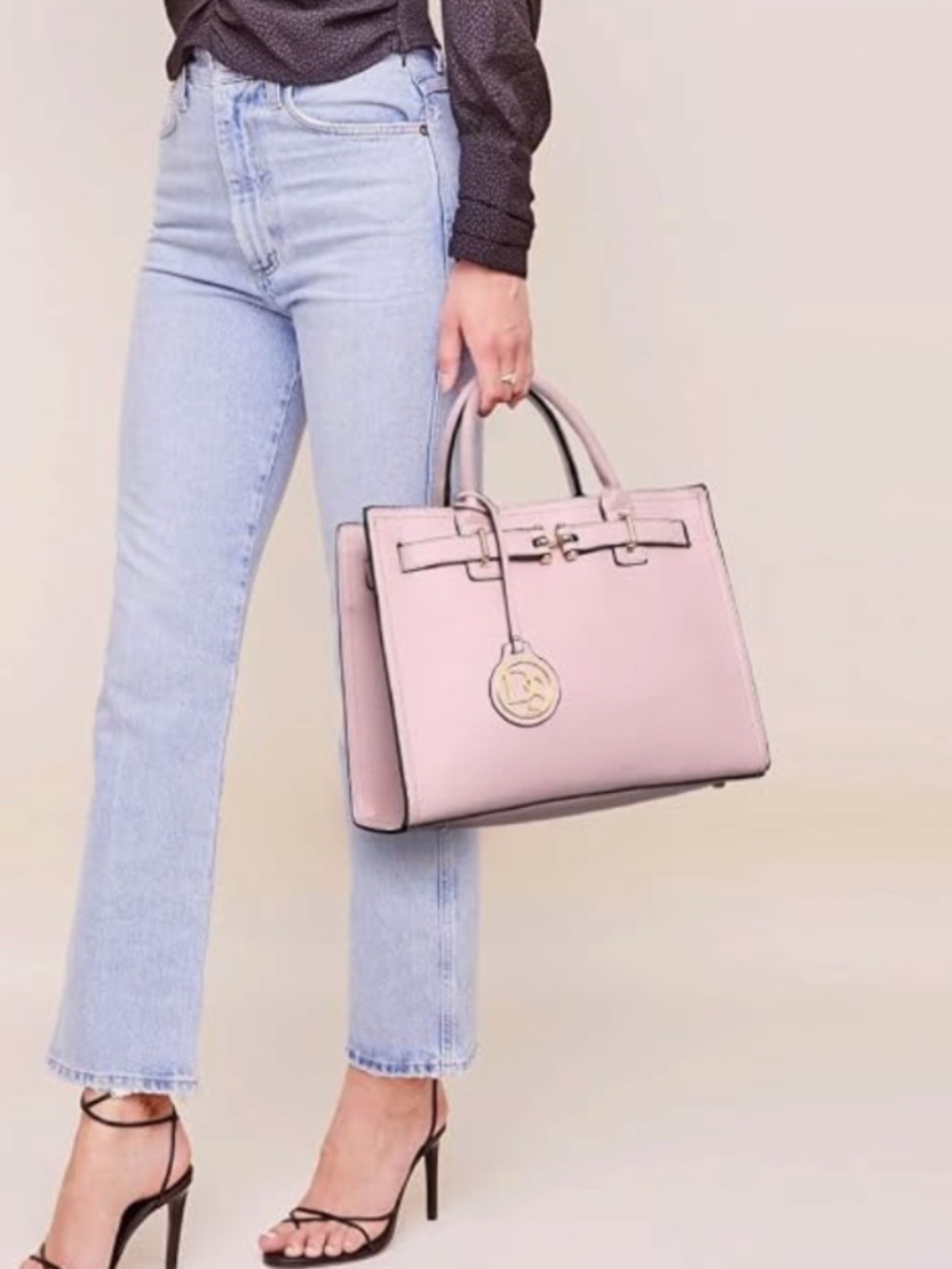 Dasein Women Structured Satchel Tote Shoulder Bag